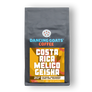 Dancing Goats Coffee Costa Rica Melico Geisha coffee bag on a white background