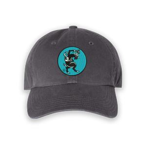 Dancing Goats® with Goat Logo Washed Chino Dad Hat