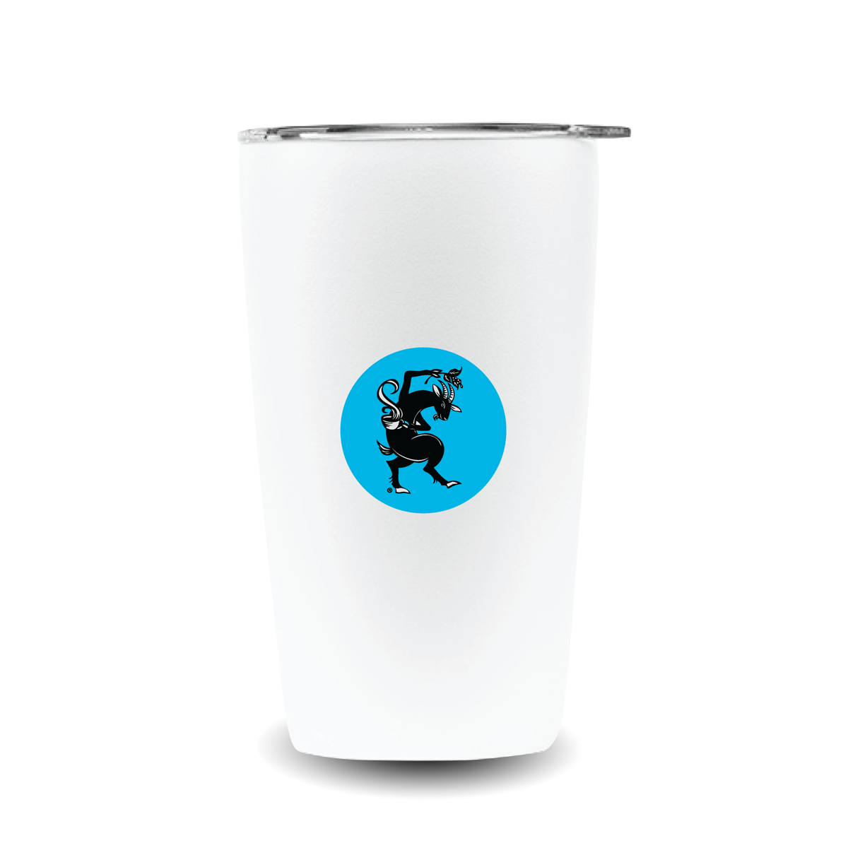 Miir Stainless Tumbler White 12 oz. Dancing Goats Coffee
