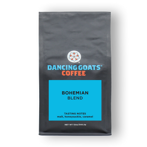 Bohemian Blend is a dark roast coffee that appeals to a variety of palates. The blend includes coffee from Finca Los Placeres in Nicaragua with dark, malty elixir as a base and adds Indonesian coffee for earthiness and spice and additional Central American coffee for brightness.