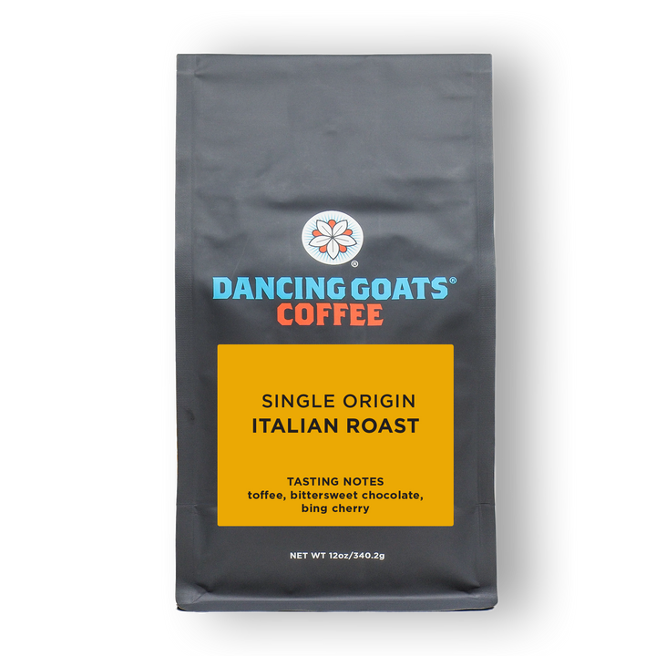 “Italian" roast refers to a style of roasting coffee beans, and not to any particular origin of coffee. Historically the further south you travel in Europe the darker the roast profile becomes making our “Italian” roast is our darkest roast. A telling attribute of our Italian roast is a lingering smoky quality. The coffee is sweet without being bitter or astringent on the finish which can be associated with much darker roasts. Toasty flavors of toffee, chocolate, and oak fill this smooth bodied cup.