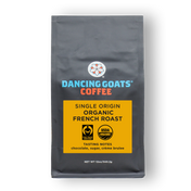 Fair-Trade Organic, French" roast refers to a roast style rather than any particular origin of coffee. The telling characteristic of the coffee is the degree of roast applied to the coffee. We have created a French Roast that honors the traditional "French Roast" flavors and still captures a sweet, chocolate note. 100% Arabica Coffee Beans. Always roasted to order.