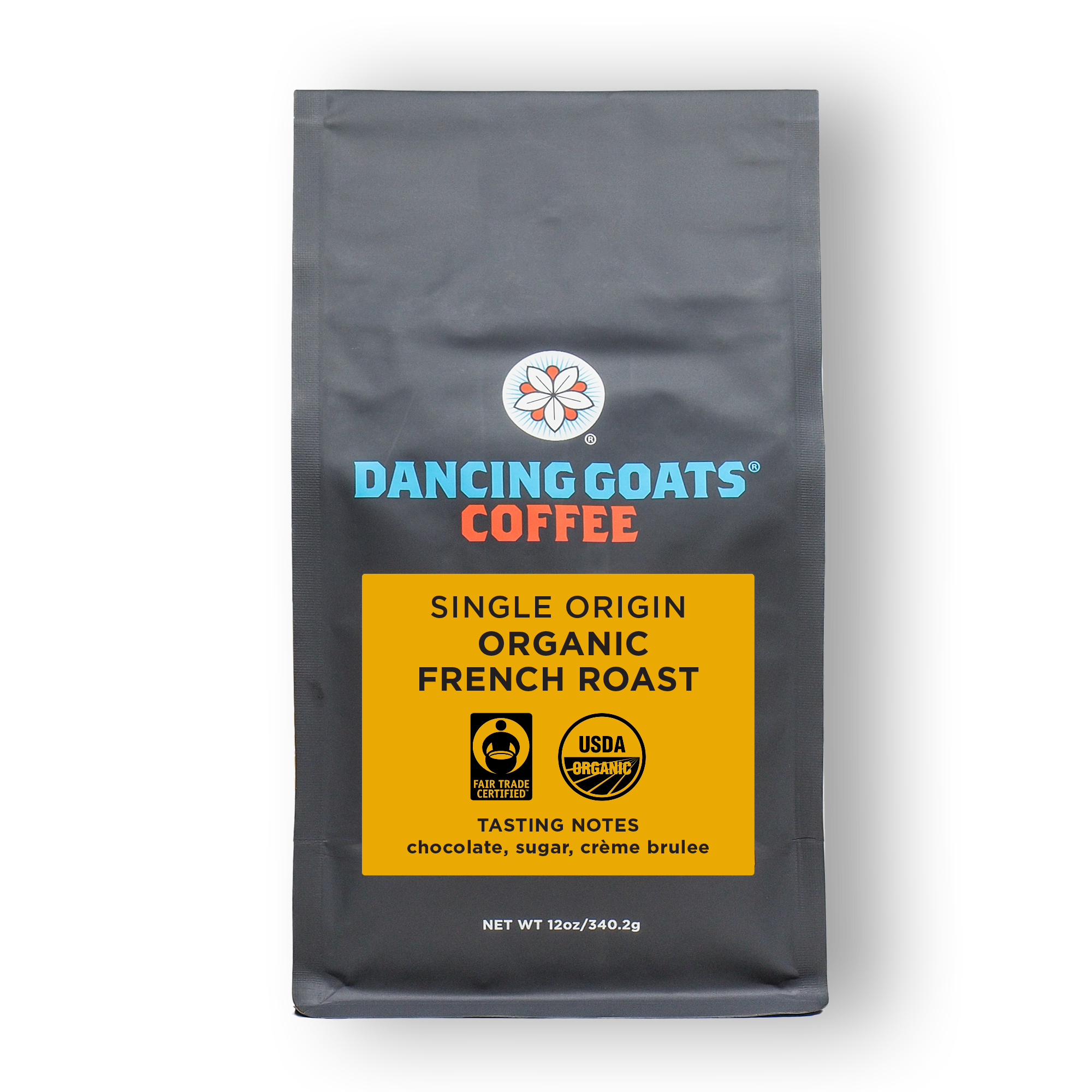 Fair-Trade Organic, French" roast refers to a roast style rather than any particular origin of coffee. The telling characteristic of the coffee is the degree of roast applied to the coffee. We have created a French Roast that honors the traditional "French Roast" flavors and still captures a sweet, chocolate note. 100% Arabica Coffee Beans. Always roasted to order.