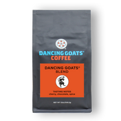 Dancing Goats Coffee bag on a white background