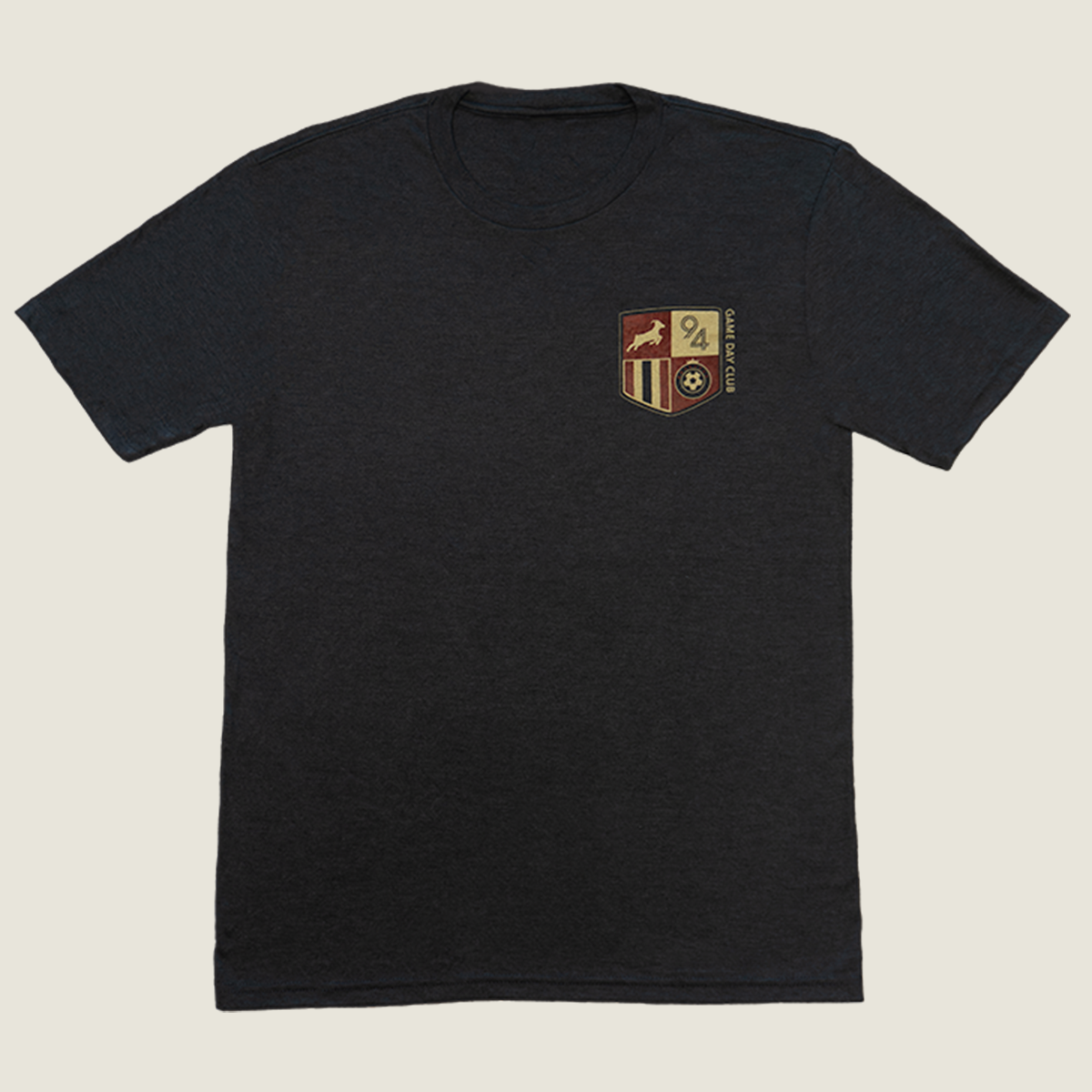 front of game day shirt