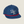 Dancing Goats navy snap back hat with red cord