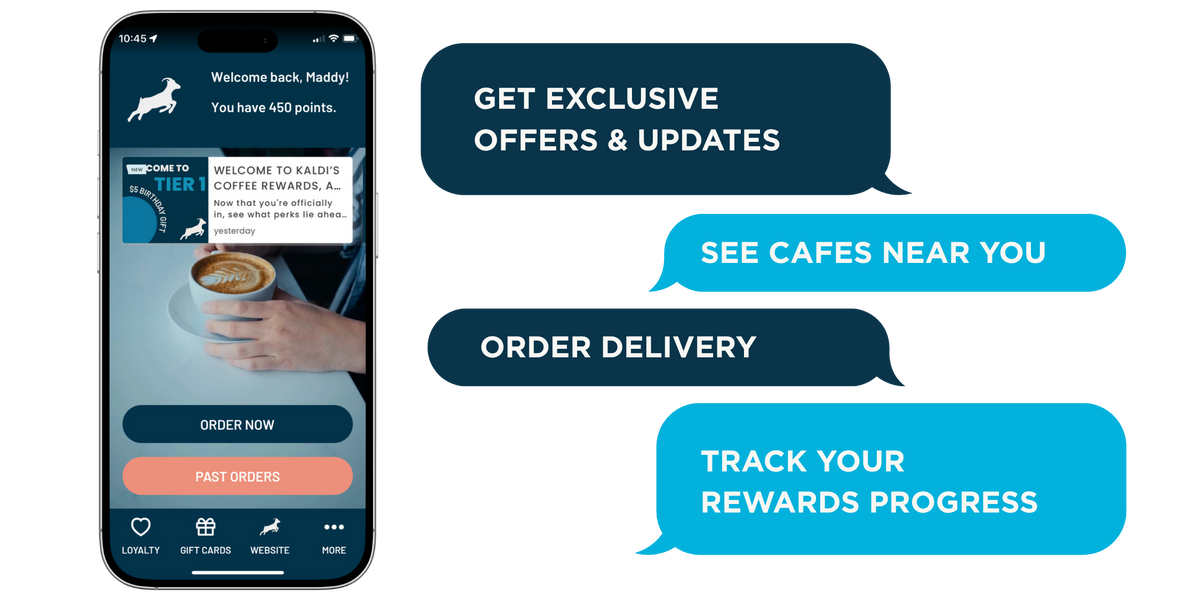 App, Rewards, & Loyalty Program – Dancing Goats® Coffee