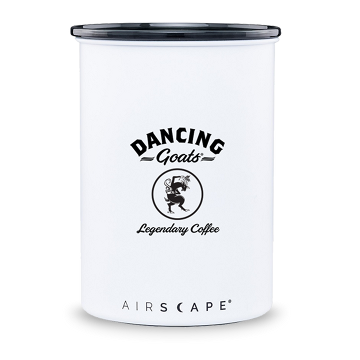Airscape Stainless White Canister