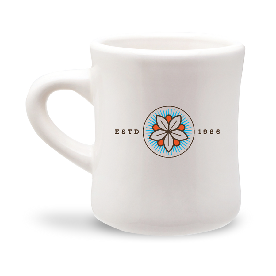 12oz Batdorf and Bronson Diner Mug - back