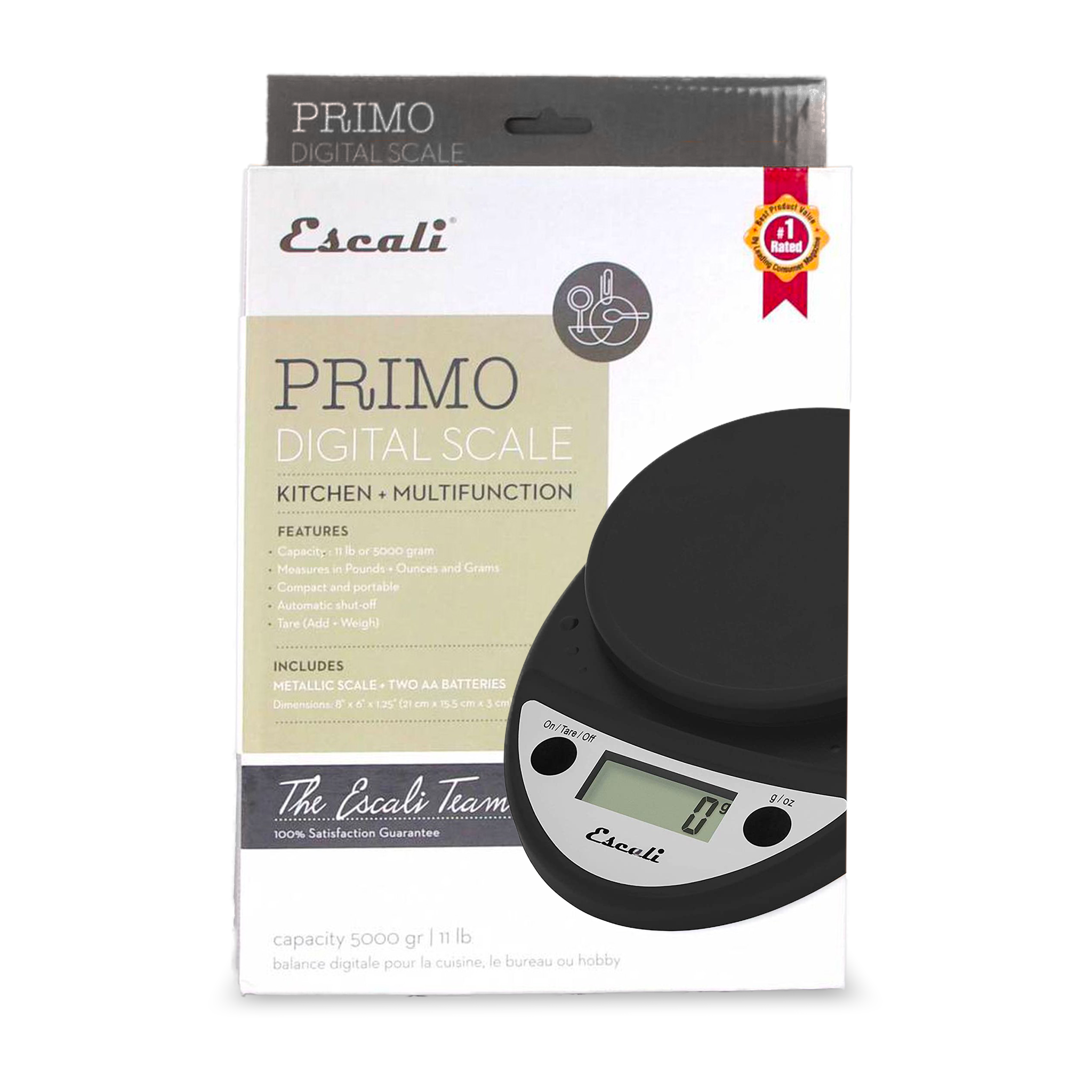 Escali Primo Digital Scale - Driven Coffee