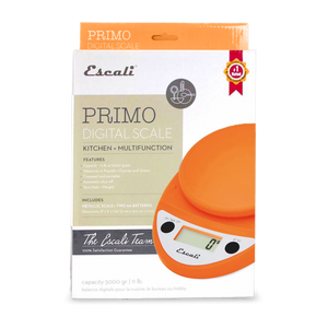 Escali Primo Digital Scale - Orange