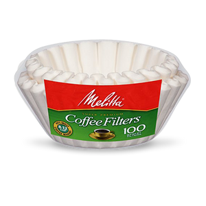Melitta White Basket Filters - 100 Count